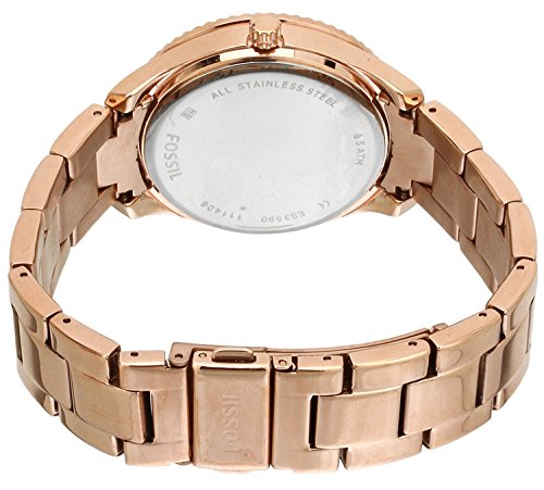 Image of Fossil Stella Analog Rose Dial Women's Watch - ES3590I