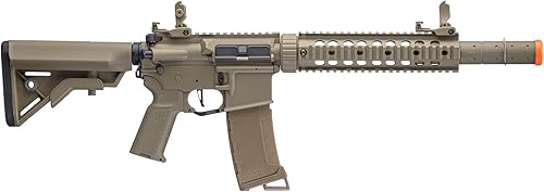 Miniatura 2 de Lancer Tactical Gen 3 Airsoft Rifle Nylon Polymer M4 SD- Programmable Electric FullSemi-Auto Airsoft AEG Rifle Installed High FPS with 0.20g BBS