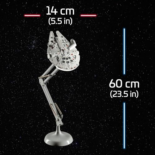 Millennium Falcon Lampada Pieghevole da Scrivania Star Wars | Regalo per Ogni Età - Gadget - Immagine 1