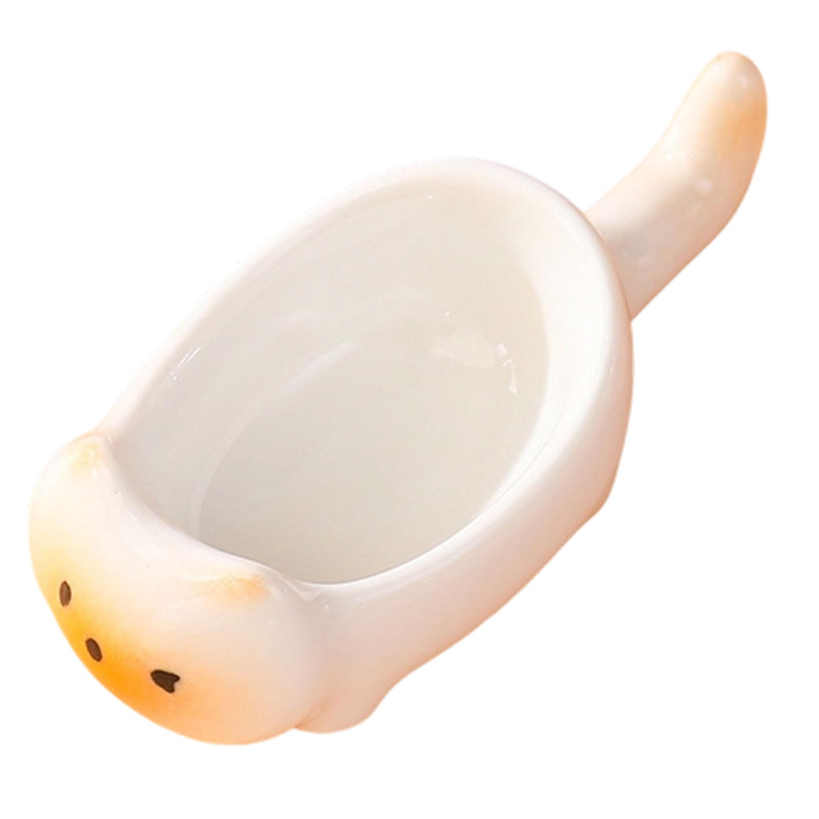 Shntig Miniature Felines Themed Condiment Tray for Sushi Dip and Chopsticks Cats Molded Chopstick Rest