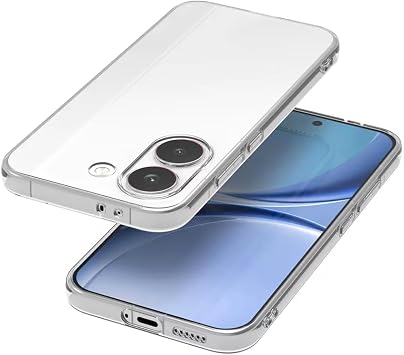 Elfia Xiaomi Poco X8 Pro ile Uyumlu Kılıfı Şeffaf Silikon Ultra İnce Tarz Kapak Süper