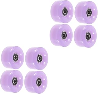INOOMP 8 pcs roller skating kid suit outdoor wheels for roller skates suit for kids outdoor skate wheels kid skate riding pants quad roller skate wheels Metal purple Ice Skates Wheels