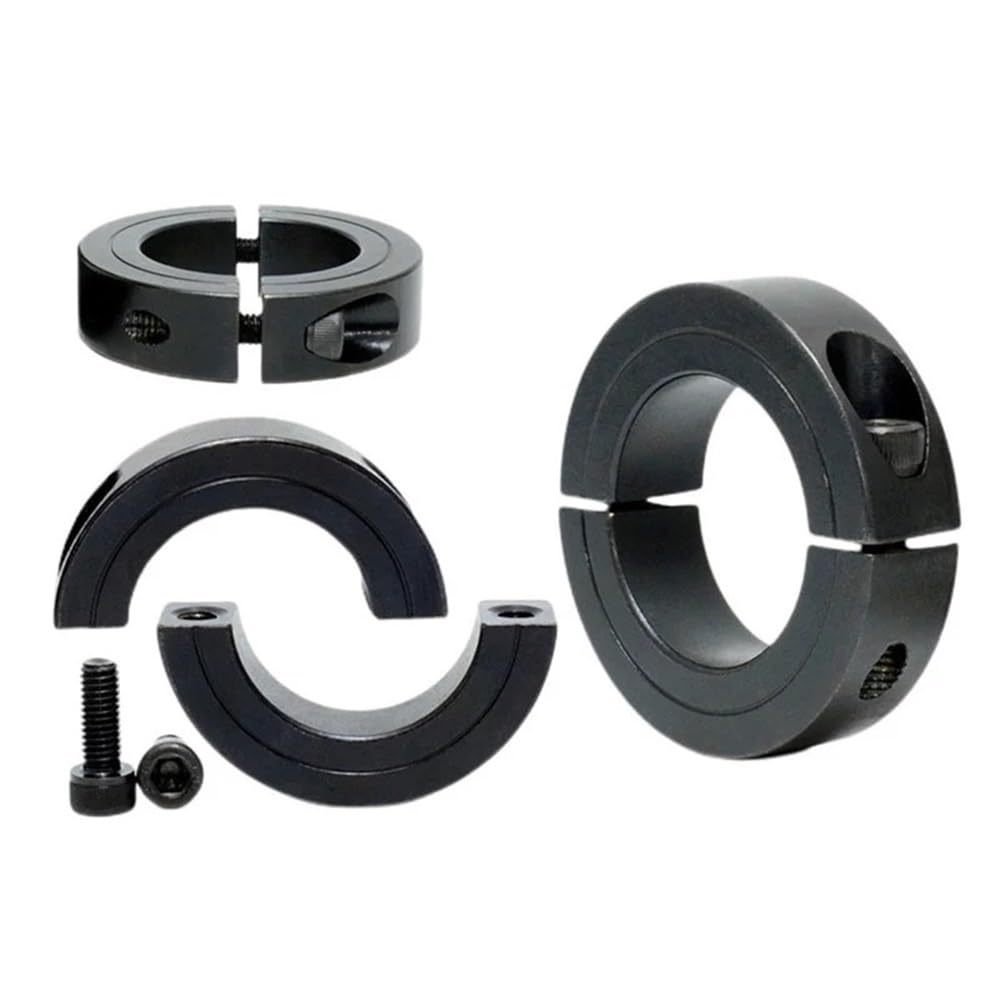 1 collar de eje de doble división, estilo tornillo de fijación, collar de eje de doble división, diámetro interior 3-100(100-135-23mm)