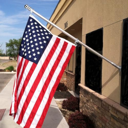 Hoople FLAG POLE RINGS 2 PC Pole Rings 1.5 Inch 4Pc, Aluminum Alloy Flag Pole Clips Swivels, 360°Rotating Anti Wrap Flag Mounting Rings, No Tangle Flagpole Rings thumb #5