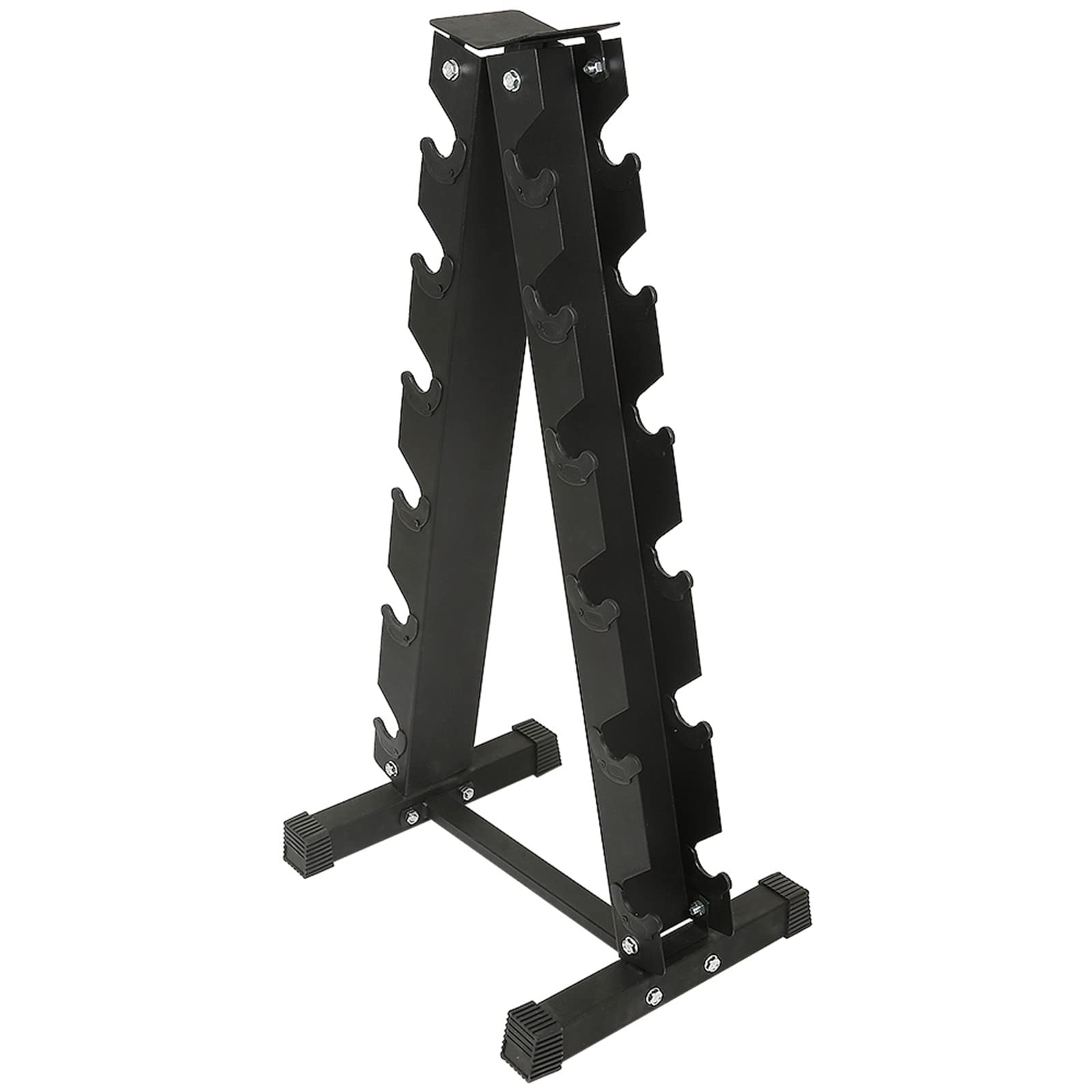 Hantelbäume, Hantelscheibenständer, Hantelständer, Gewichtsständer, Maximale Belastung 200 kg, Kann 6 Paar Hanteln Speichern