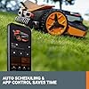 Worx 20V Landroid Vision Robot Lawn Mower, Wire Free Setup Robot Mower, AI Robot Grass Mower HDR Camera Avoids Obstacles, Auto-Schedule, Battery & Charger Included, 1/2 Acre, WR220