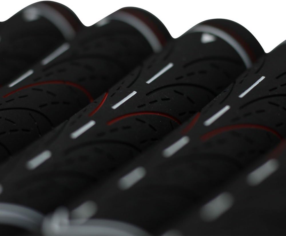 Majek Men's Golf Grips Midsize Black Tour Pro Grip Kit (8 Grips, Grip Tape, Clamp, Instructions)