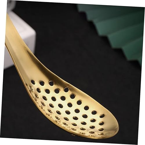 Miniatura 3 de Cuchara de caviar de acero inoxidable, cucharas de café expreso, herramientas para el hogar, cuchara ranurada, esferificación, barra, espumadera,