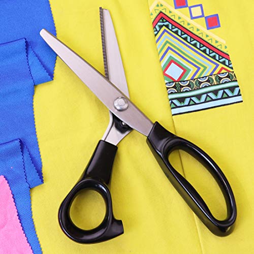 image for Hui Tong Strong & Sharpe Pinking Shears for Fabric,Serrated and Scallo