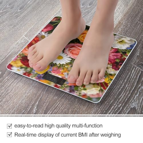 Báscula digital Colorful Fields para baño 400 lb miniatura 5