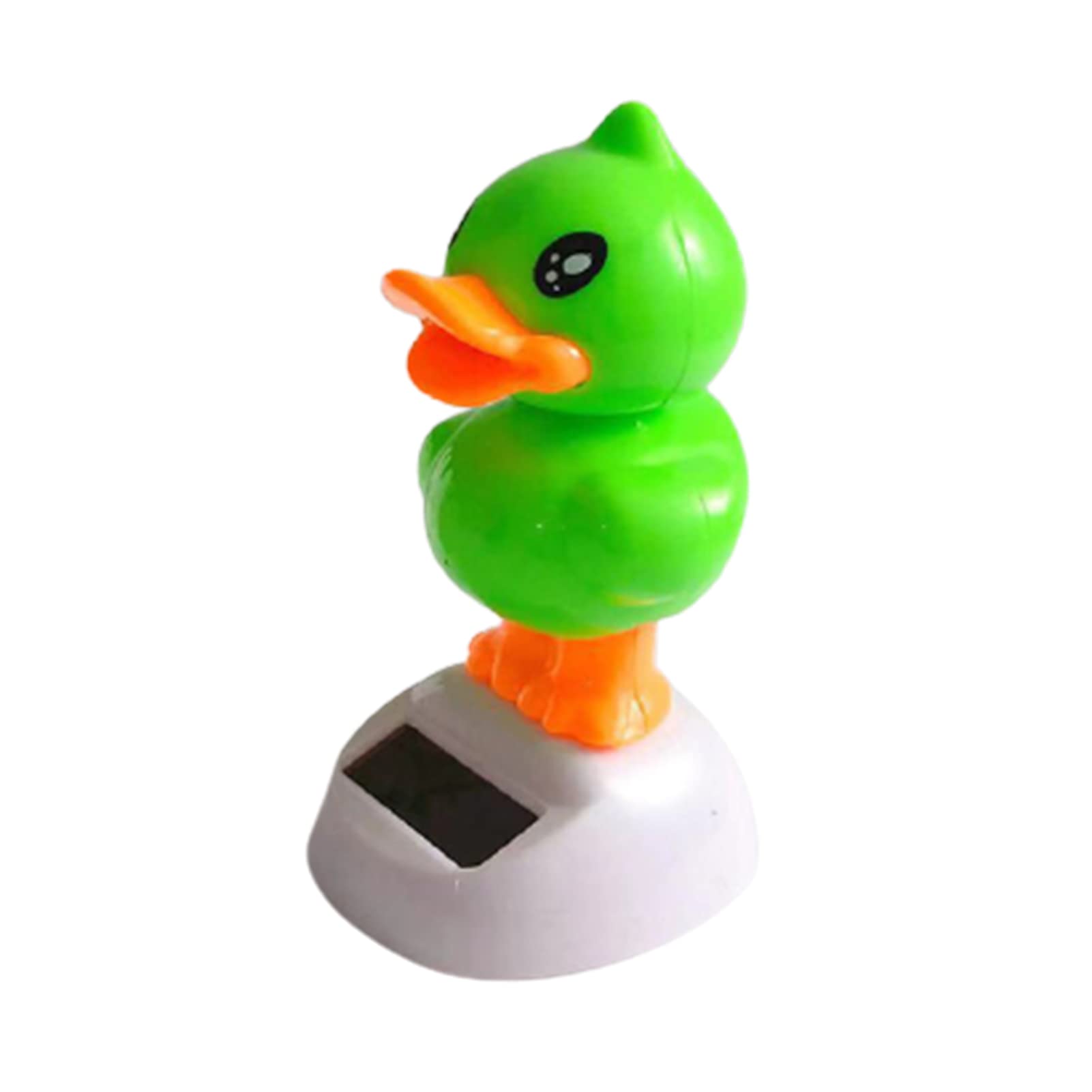 VALINK Solar Dancing Toy, Car Dashboard Decoration,Cartoon Animal Solar Car Decoration Ornaments,Used for Car Desk Decoration Green Duck