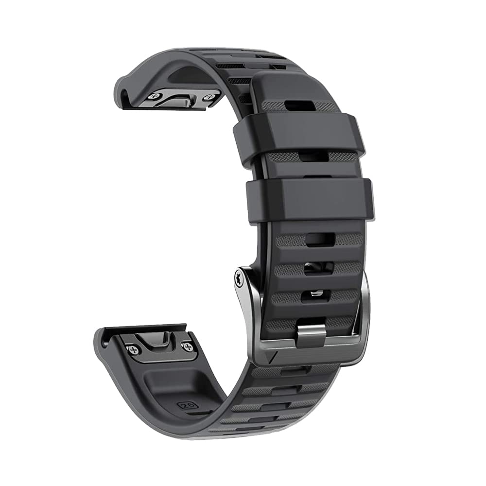 Correa GUMMMY de liberacion rapida de 26 mm para Garmin Fenix 3HR y 5X Plus 8