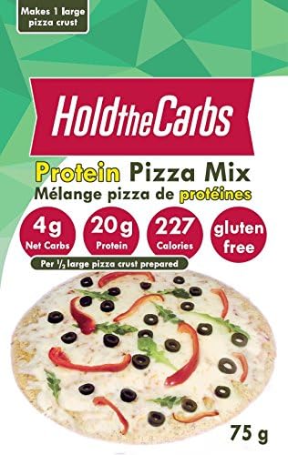 Protein Pizza Crust Mix, Low Carb, Gluten Free, Made in Canada