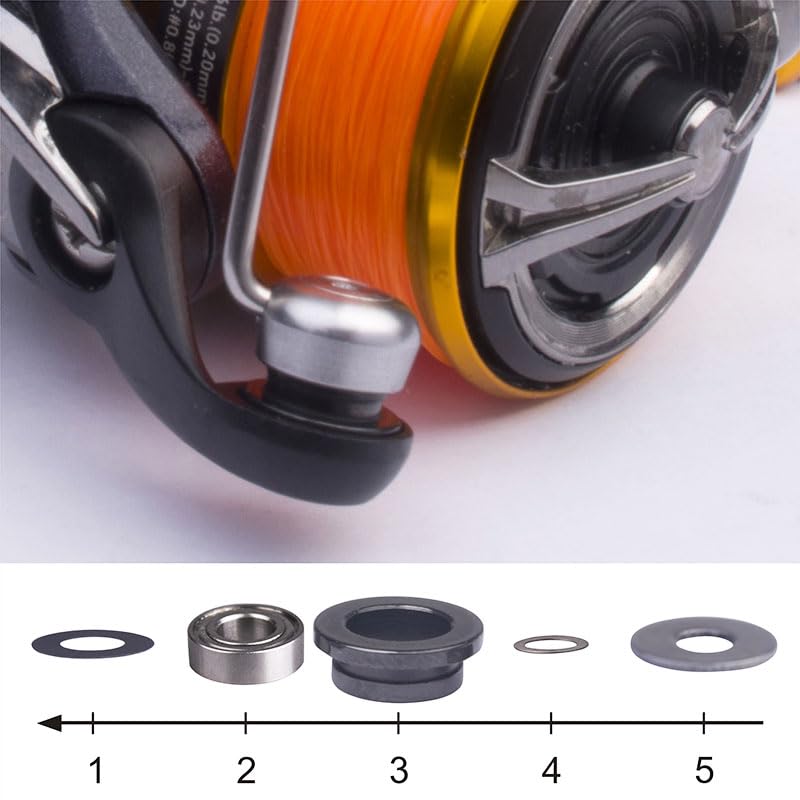 Kit De Roulements Scellés En Caoutchouc Pour Moulinet Daiwa Tatula