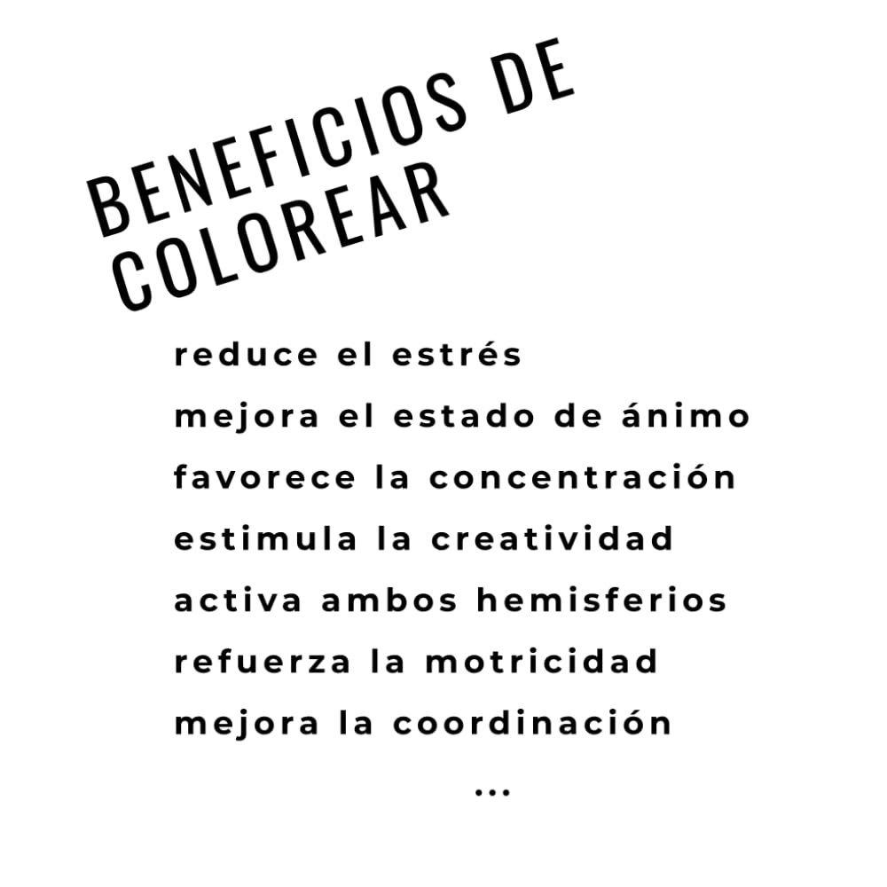 Libro para colorear: de sencillo a complejo