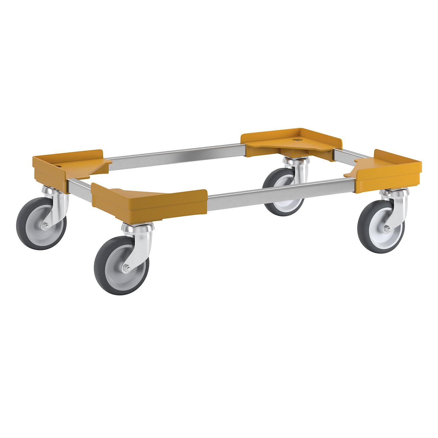 kaiserkraft | Profi-Fahrgestell | Hybrid | für Euroformat 600 x 400 mm | Gelb
