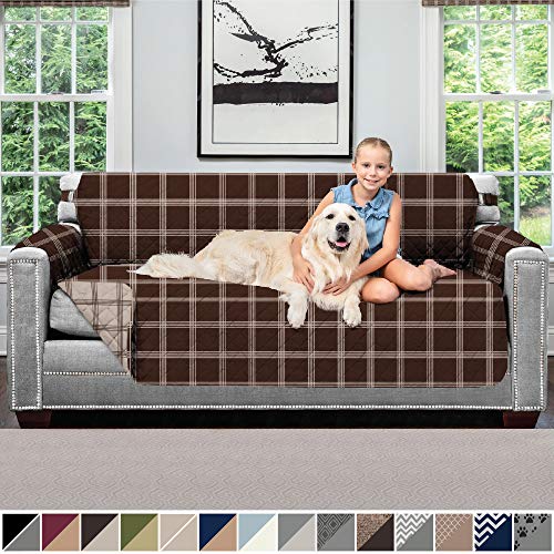 Sofa Shield Original Patent Pending Reversible Large Sofa Protector for Seat Width up