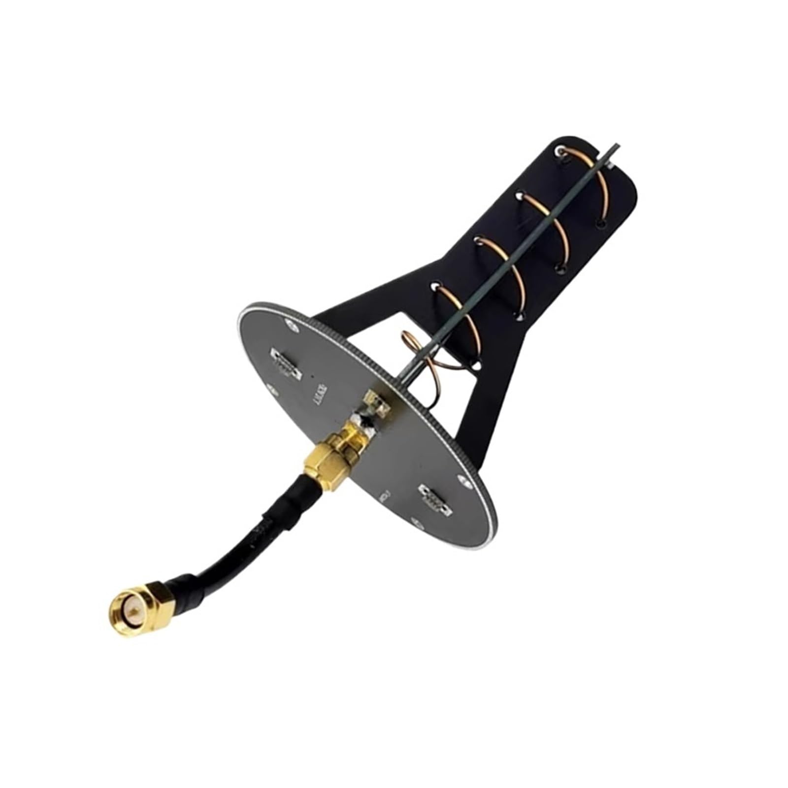 Antenne Directionnelle 5,8G 12,8 DBi SMA | Hélicoïdal à gain élevé, 5800MHz, longue portée, RP-SMA, compact, for drone RC(RHCP-SMA-M)
