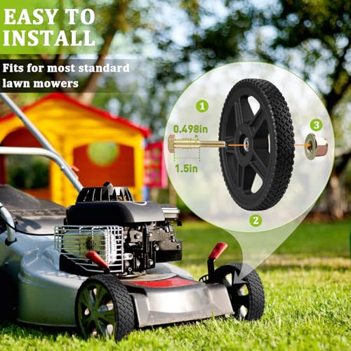 Lawn Mower Wheel Installation