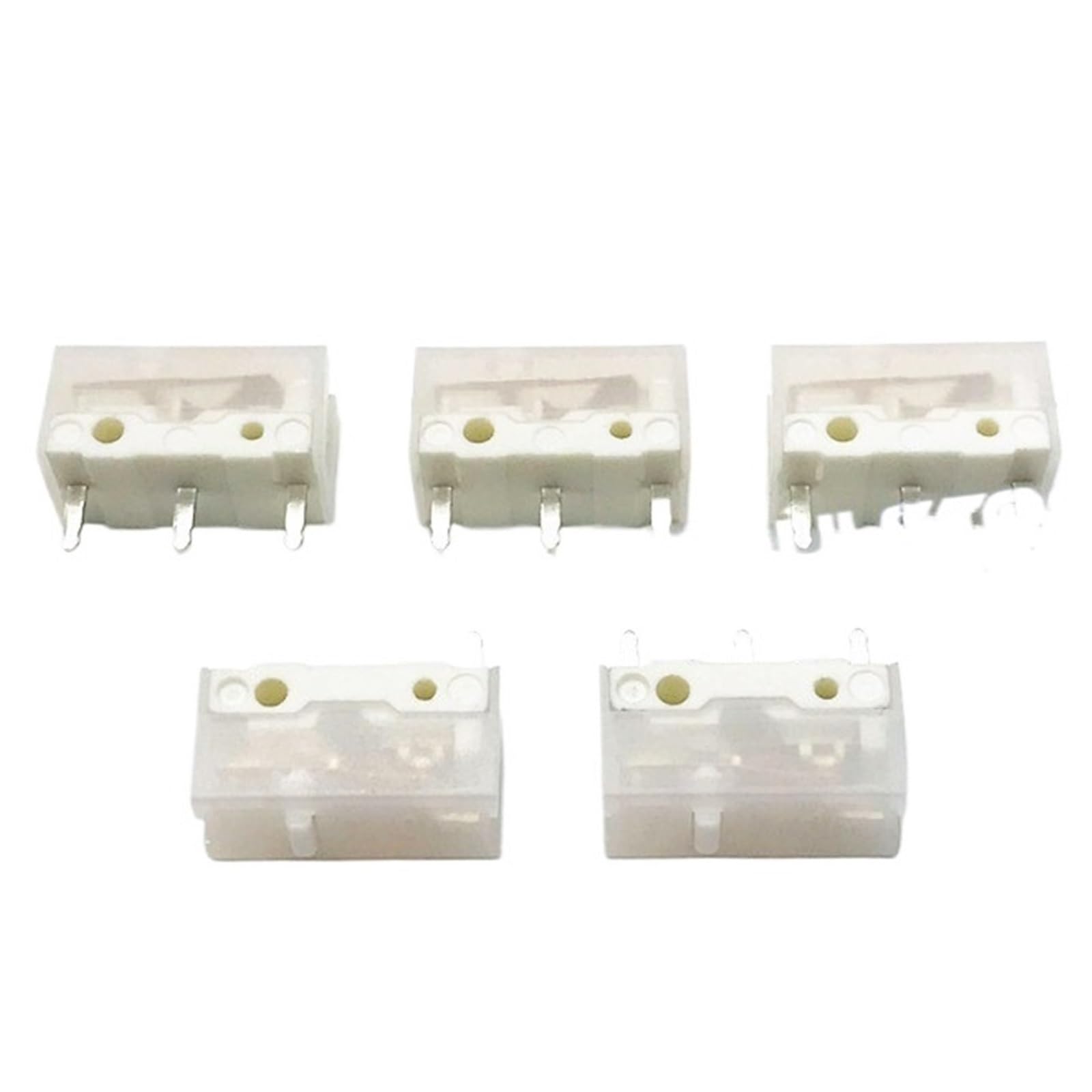 10 sztuk - 1 szt. przełącznik 100 przycisk czarownicy (6 szt. biały blade)
