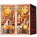 MiniCity DIY Book Nook Kit, Miniature Dollhouse Booknook Kit, 3D Wooden Puzzle Bookend Bookshelf Insert Decor with LED Light for Teens and Adults (Phantom of The Opera)