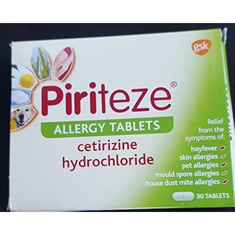 Piriteze 30s tablets Cover