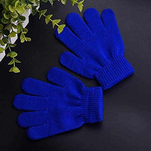 Bsmtebn 5Pairs Of Kids Gloves Boys Winter Gloves Stretchy 5 Fingers Full Fingers Gloves Knitted Magic Gloves Suit (5Pair Mixed) #TOP3