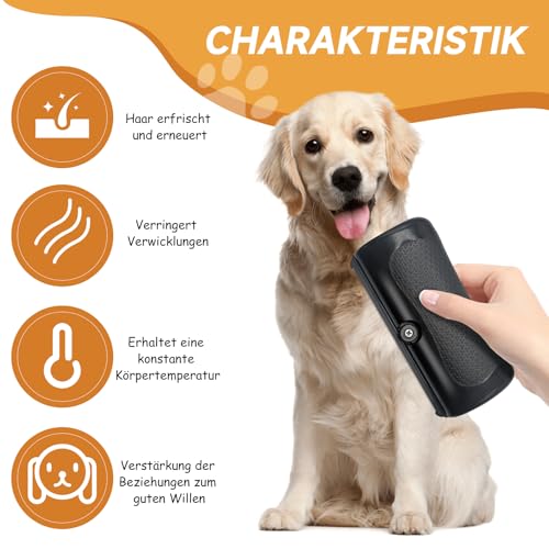 Hurifeng Pet Care Brush - Hundebürste - Fellwunder Bürste Hund - Deshedding Bürste für Hunde & Katzen - Haustierpflegebürste - Effiziente Haarentfernung und Pflege für Hunde und Kat