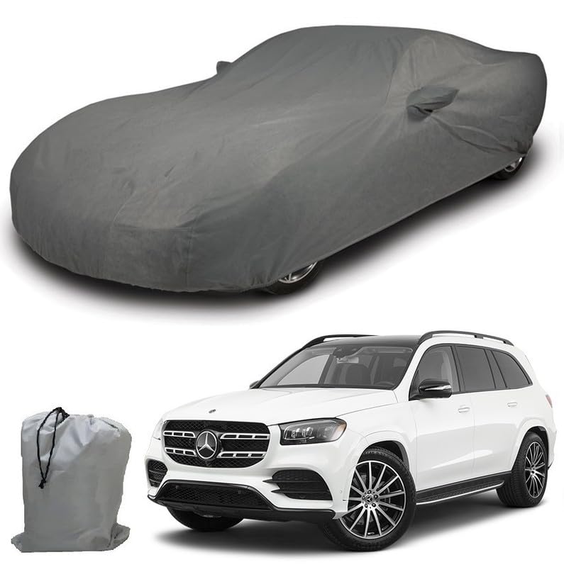 Image of ARCUATE Triple Layer Custom fit Car Body Cover for Mercedes Benz GLS 450 |Top Layer Dustrproof | Middle Layer Waterproof | Bottom Layer Scratch Protection | Outdoor Indoor Fabric