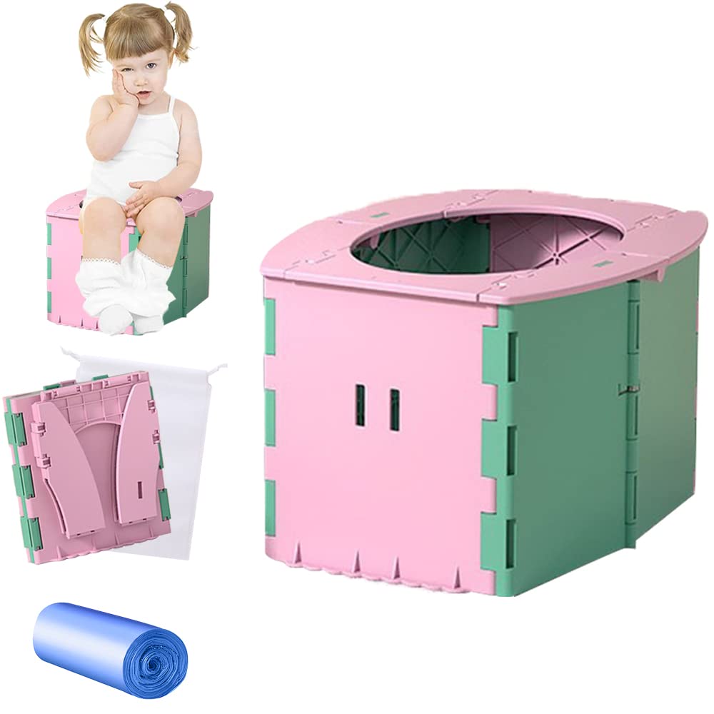 Faltbares töpfchen kinder,Töpfchen für kinder unterwegs,Baby potty travel,Portable toilette für kinder,Baby WC Töpfchen,Töpfchen für Kinder,Baby Potty,kinder töpfchen,Babytopf WC (Kamelienpollen)