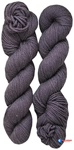 Image of Wool Pastel Color Acrylic Hand Knitting Yarn (Anchor Grey) (Hanks-300Gms)