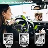 Personalised Car Air Freshener with Picture - Custom Double Sided Photo Text Air Freshener for Car Wardrobe Bedroom Bathroom Hanging Ornaments (Square) #1