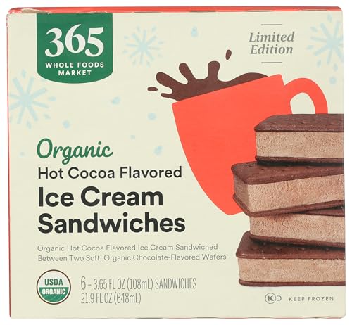 365 By Whole Foods Market, Organic Ice Cream Sandwiches, Hot