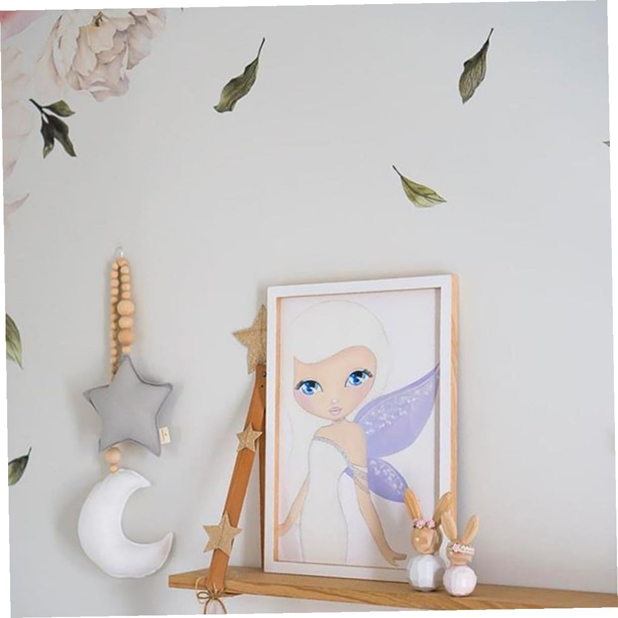 Beavorty Moon Moon Decor Kids Room Decor for Kids Room Hanging Ornament Beaded Pendant Wall Hanging Photo Ornaments Nursery Wall