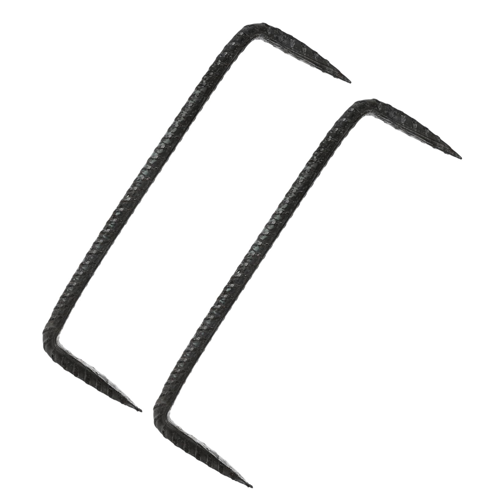 STOBAZA 2pcs Finishing Nails Wall Nails Double-ended Hot Galvanized Pointed Tips for Woodworking