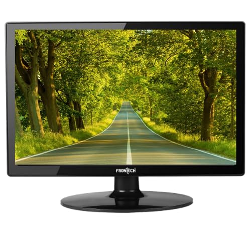 FRONTECH 15.4 Inch (39.1 cm) with 1280 x 800 Pixels LED Monitor | Slim and Stylish Design | Wall Mountable | 16.7M Colors | HDMI & VGA Ports (Black)