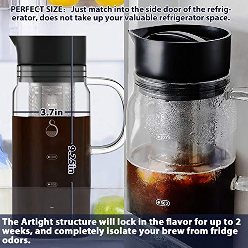 SAMBANGAN Cold Brew Kaffeebereiter Cold Brew Coffee Maker Kalter Kaffee Cold Brew Kaffeemaschine Cold Drip Coffee Maker – Bild 6