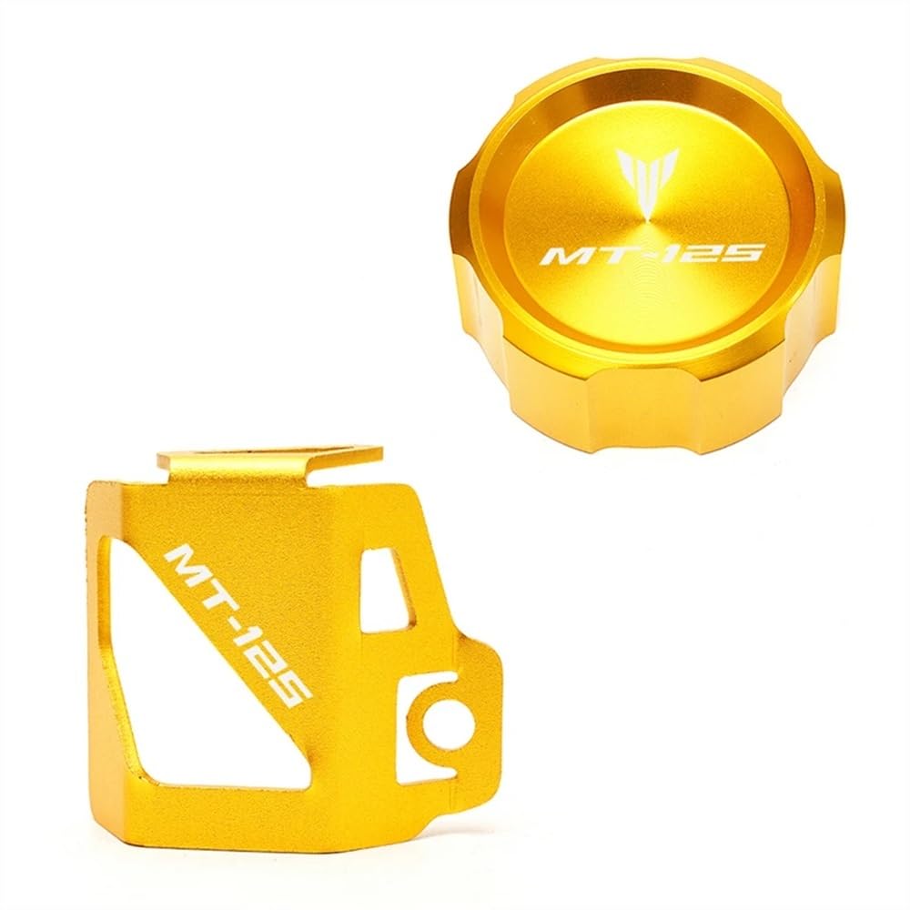Osłona płynu hamulcowego motocykla dla Ya&maha MT125 MT 125 MT-125 2008-2019 Motocykl CNC Tylna pokrywa zbiornika płynu hamulcowego pokrywa cylindra osłona ochronna