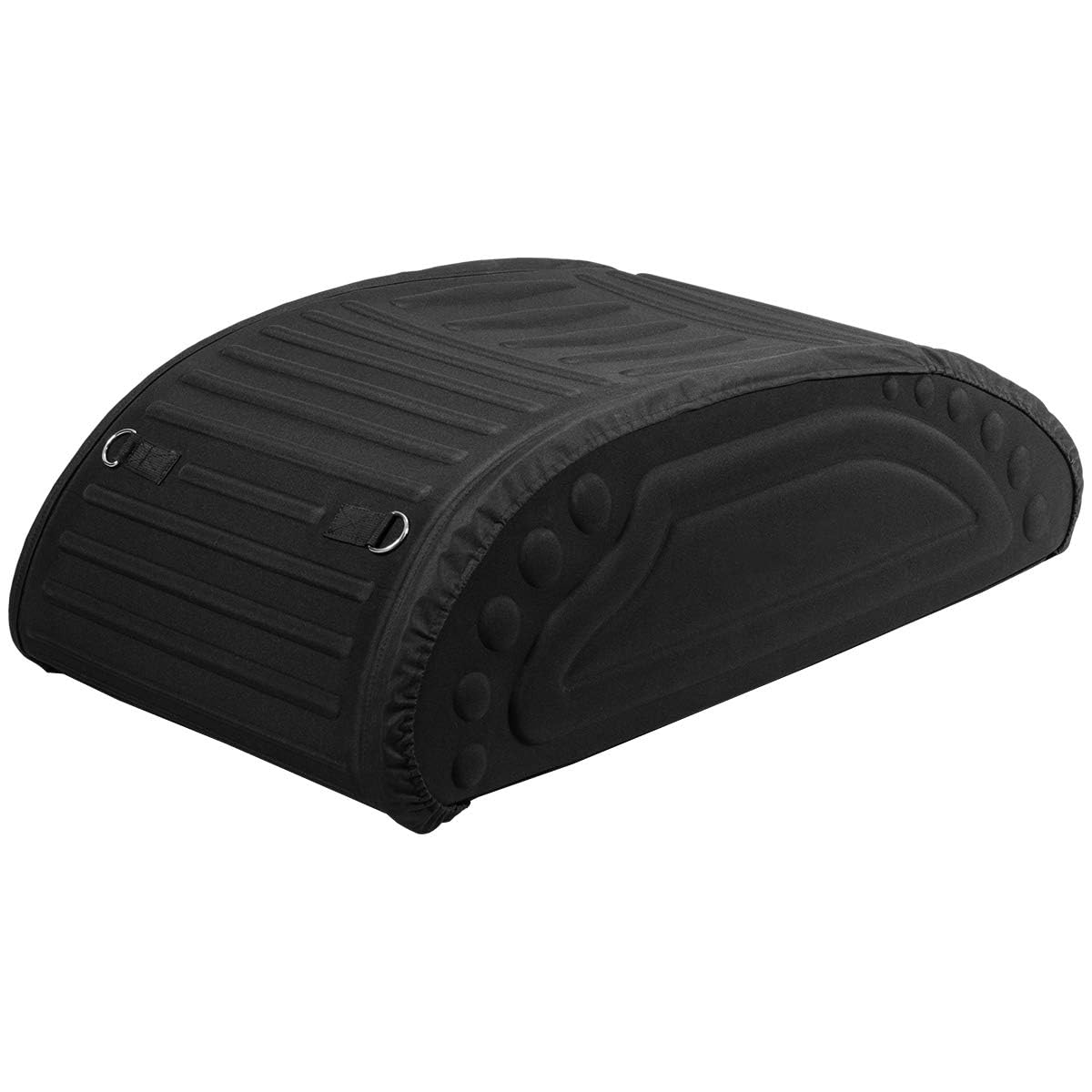 COSTWAY 400L Dachbox Auto, Dachkoffer mit Gurten & Tragetasche, Dachtasche aus Leinenstoff, Gepäcktasche, Gepäckbox, Dachgepäckträger Tasche für Autos, SUV (Schwarz)