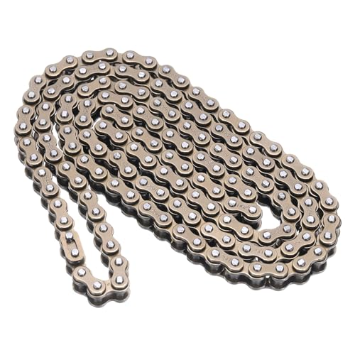 QUARKZMAN #25H/ DIN/ISO 04CH Roller Chain 3 Fuß 1/4 Teilung Kohlenstoffstahl Roller Chains Für Go-Karts Fahrräder 144 Glieder