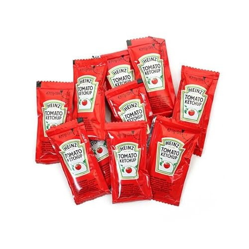 Heinz Tomato Ketchup Sauce - 12 Individual Sachets