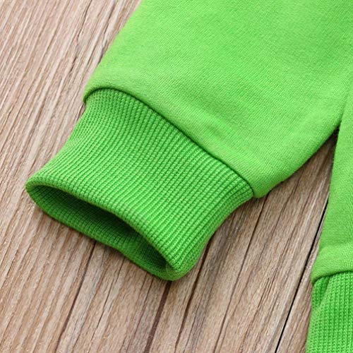 2pcs Neonato Felpa Completini, Lettera Stampa con