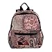 HEOH kleiner Rucksack für Frauen Männer, Unisex, Retro Badge Rigging Rätsel