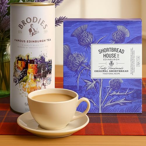 Hattie’s Gifts Tea and Biscuits Gift Set – Scottish Afternoon Tea Hamper with Shortbread Biscuits – Valentines Gifts for Her & Luxury Scottish Gifts for Women & Men - Image 2