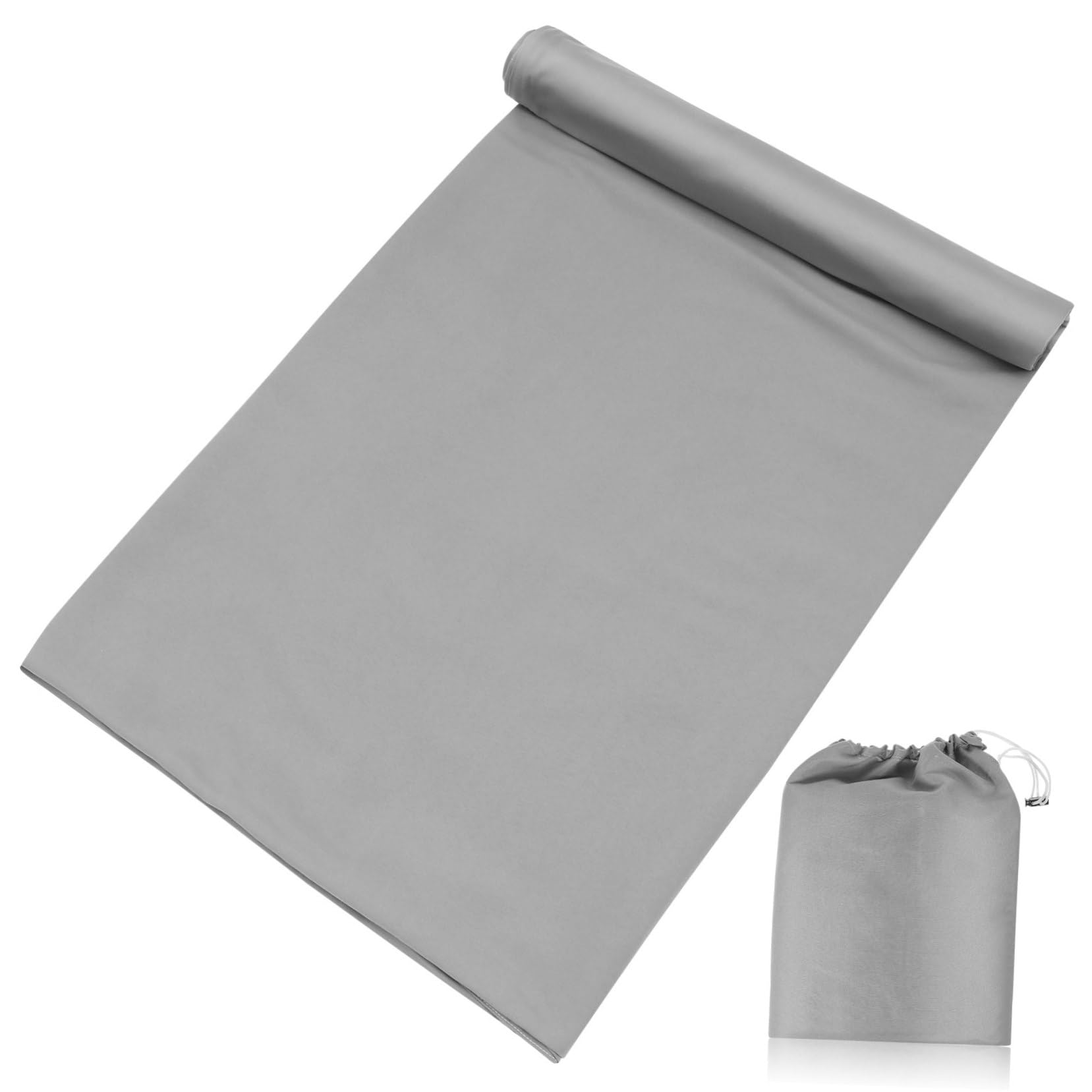 Abaodam Reiseschlafsack aus Polyester für Erwachsene Tragbarer und Multifunktionaler Hotelschlafsack mit Solidem Farbdesign für Reisen und Camping