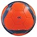 Kipsta Football Ball Hand Stiched F300 Suitable for All Surface Soft & Wet Ground, Hard Ground with Grass & Artifical Turf, International Match Ball, Size - 5- Orange
