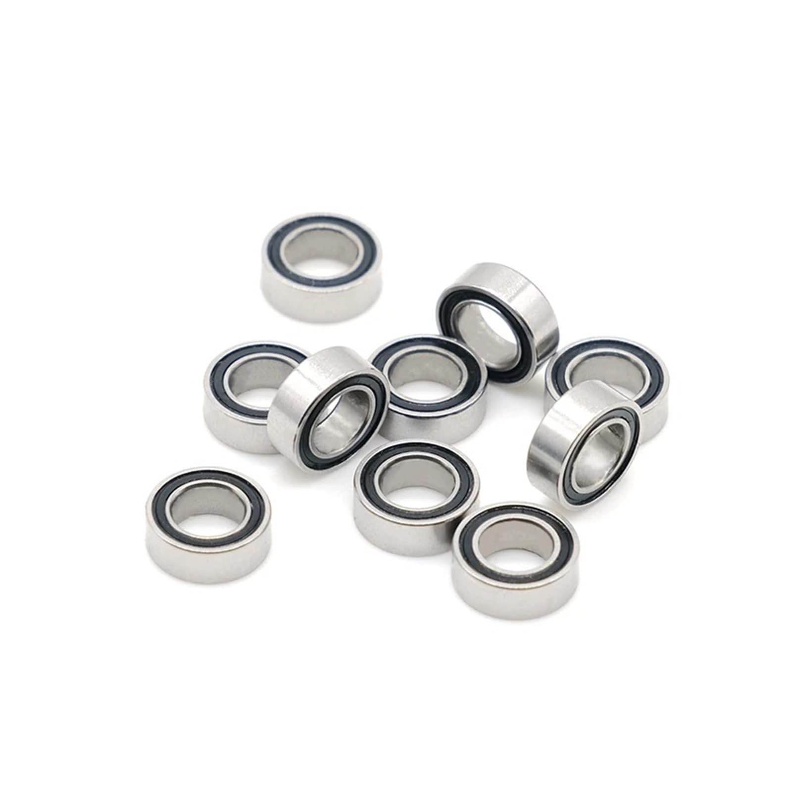 Cuscinetti a sfere in acciaio inossidabile SMR74-2RS 4x7x2,5 mm SMR74RS SMR74 2RS 2 pezzi