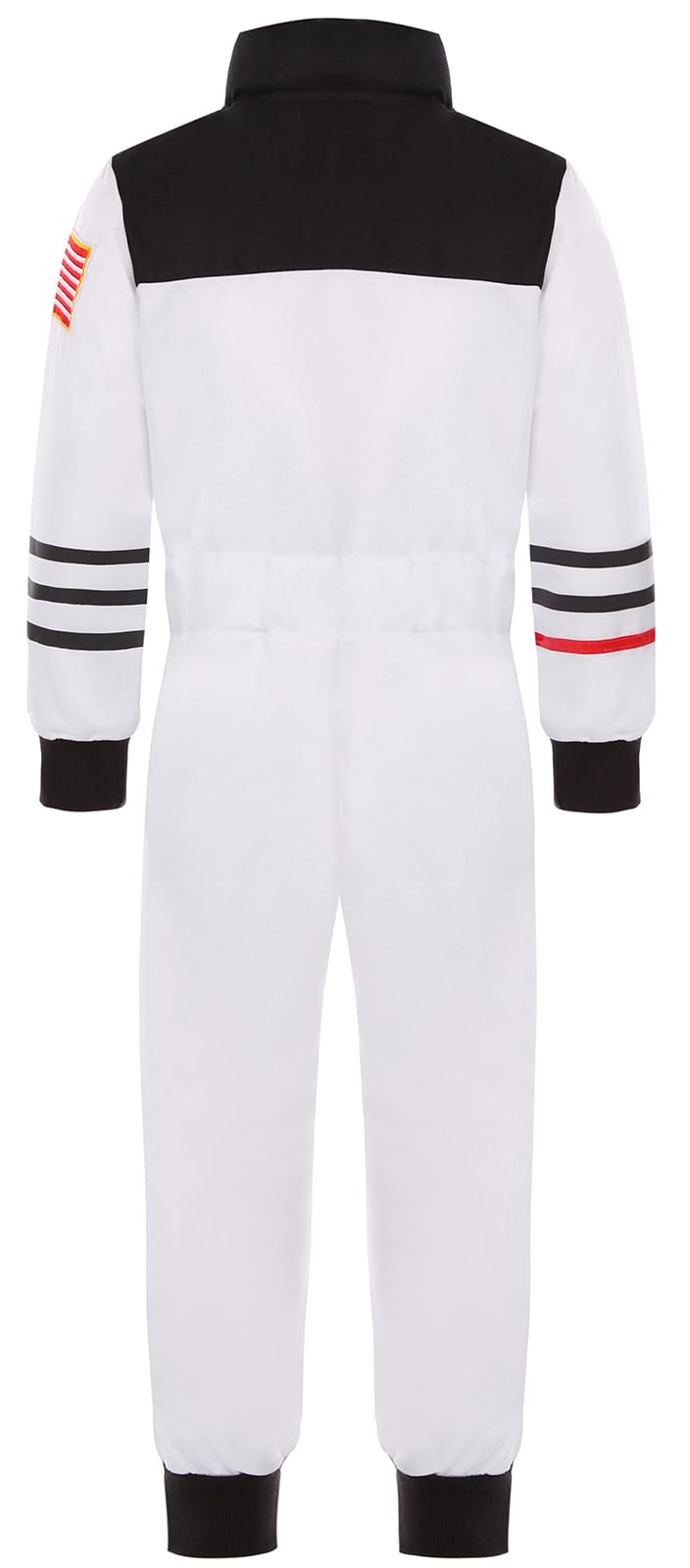 Gomukot Direct Kids Astronaut Costume NASA Space Jumpsuit for Halloween Boys Girls Pretend Role Play Dress Up (5-7 Years)