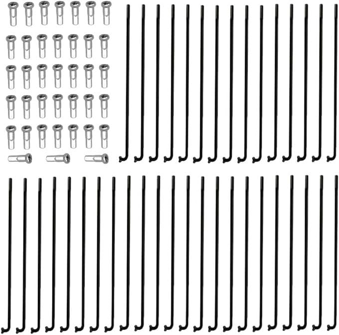 Cn Spoke Edelstahl-Speichen 2mm - 38 Stk. Mit Nippeln (246-298mm, Z.B. 252mm)