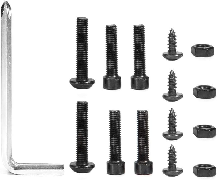 Motorcycle Hand Guard 7/8in 22mm ABS Fall Resistant Protector Universal Accessories Multiple Colour Powersports Handguards for Motorcycle Electric Bike Scooter(Orange)